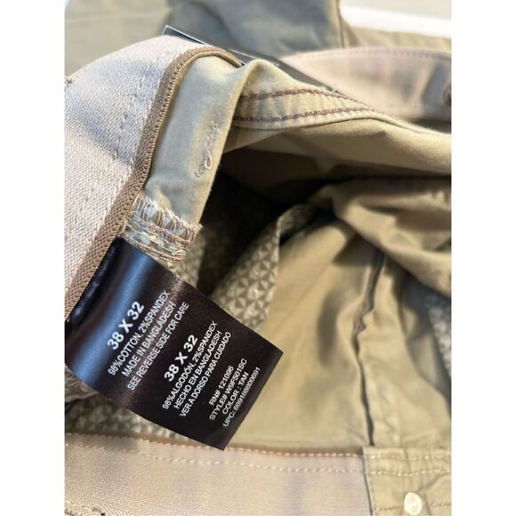 WeatherProof 38x32 utility pants flex waistband stretch 271 tan new - Picture 6 of 9